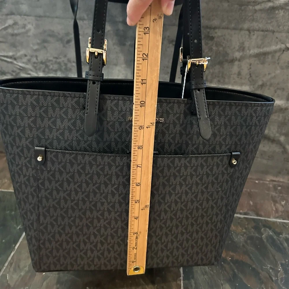 Michael Kors Black Monogram Laptop Bag
